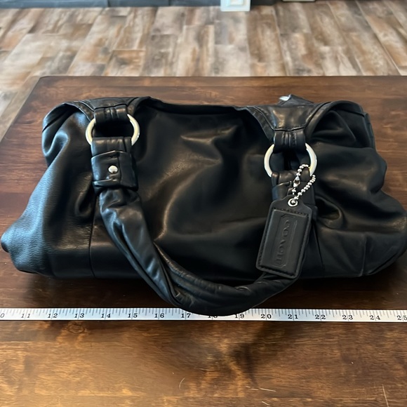 Coach black purse with duster bag - Picture 2 of 10